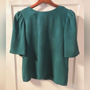 H&M Emerald / Forest Green Women's Top Sz 14